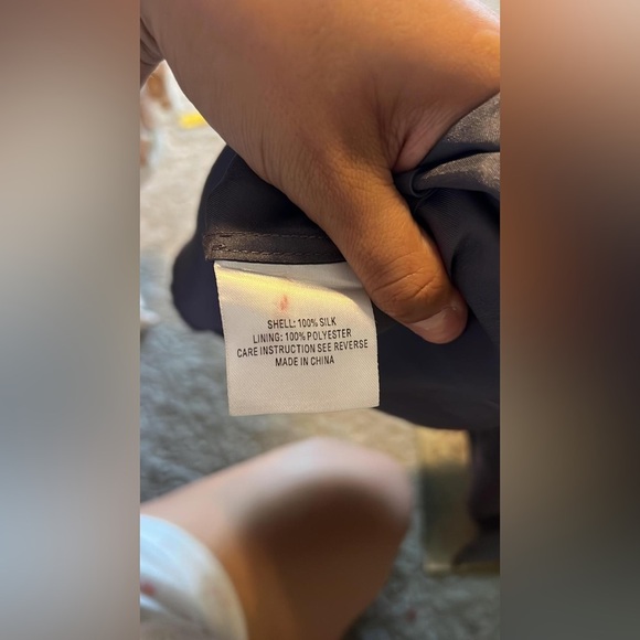 Embroidered Mesh Long Dress - Gray - Picture 5 of 16